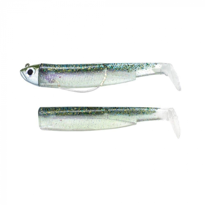Naluca Fiiish Black Minnow No1 Combo Shad: Jig Head 3g + 2 Lure Bodies 7cm - Ghost Minnow [1]