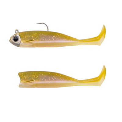 Naluca Fiiish Master Shad No3 Combo: Jig Head 3g + 2 Lure Bodies 7.5cm - Wakasagi [1]