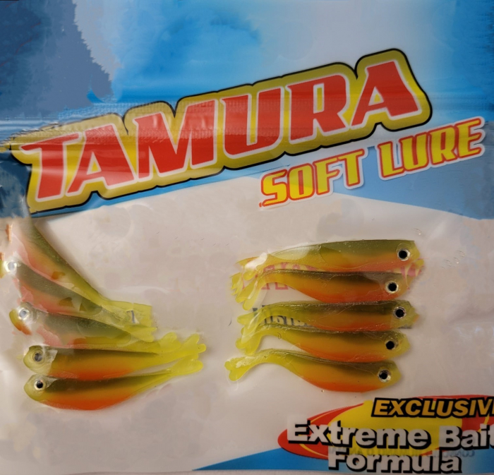Naluca Tamura Soft Lure MF-316; 6,5 cm; 10 bucati; CULOARE - 100 [1]