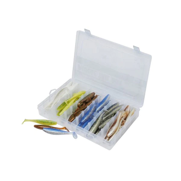 Set 60 naluci Softbait Abu Garcia Paddletail Box 8 cm, culori uimitoare [3]