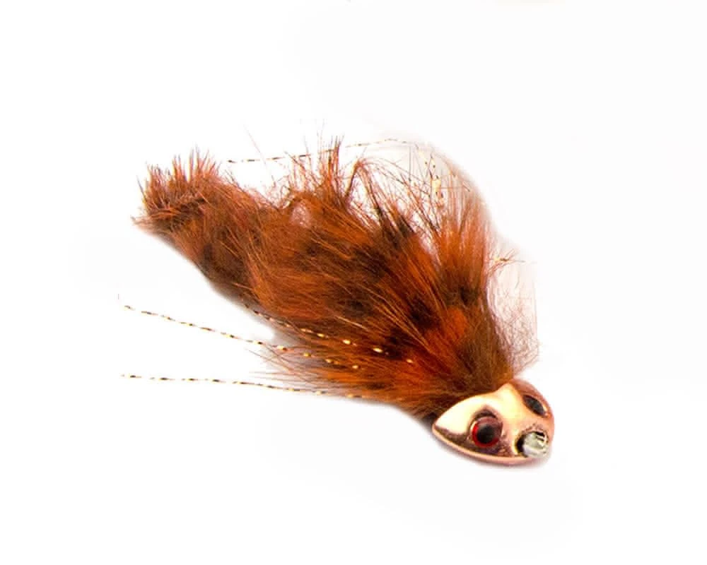 Streamer pastrav Sculpin Flex Rusty Brown #4 [1]