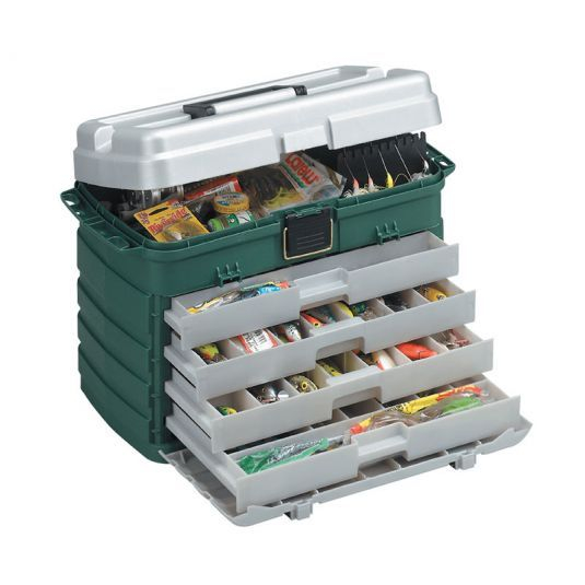 Valigeta Plano Four Drawer Tackle Box, 4 tavi compartimentate [5]