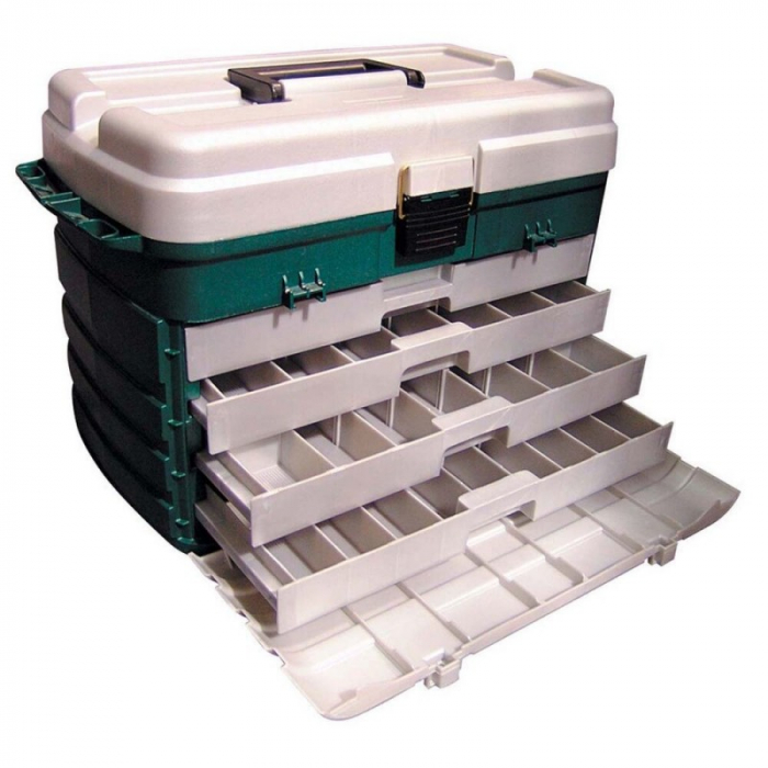 Valigeta Plano Four Drawer Tackle Box, 4 tavi compartimentate [4]
