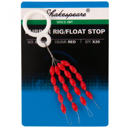 Accesorii diverse - Opritoare de cauciuc pentru pescuit Shakespeare Rubber Rig/Float Stop (20pc)