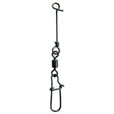 Monturi, accesorii - Vartej + agrafe Shakespeare No Knot Snap Swivel 10 bucati