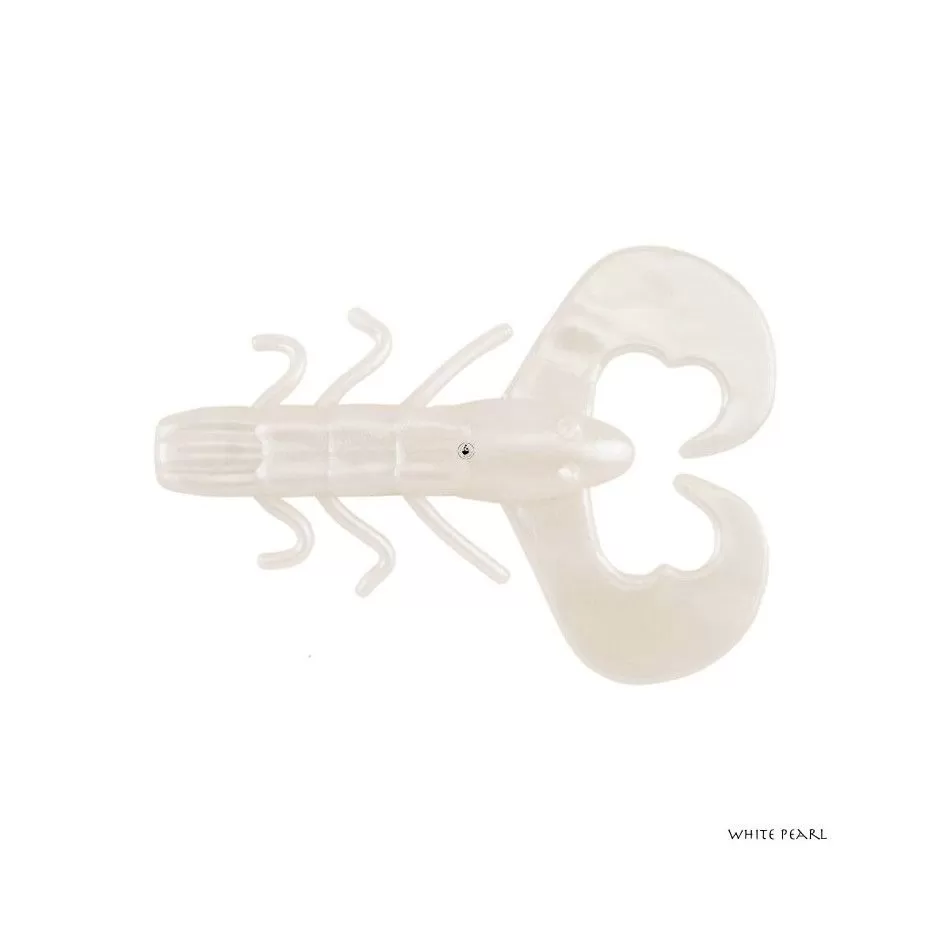 Creaturi - Naluca Berkley PowerBait Chigger Bug 8cm White Pearl 10 bucati