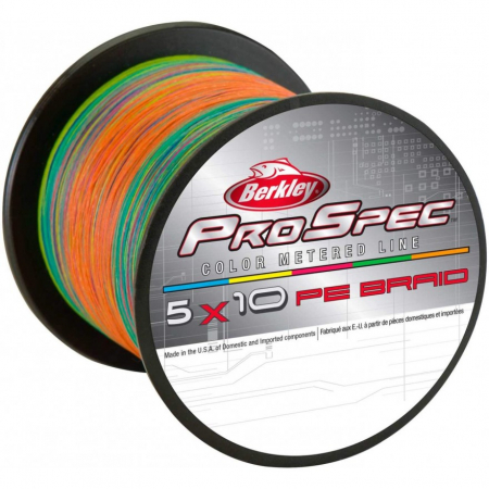 Textil - Fir Berkley Pro Spec 5x10 Braid Multicolor 1800m 0.15mm