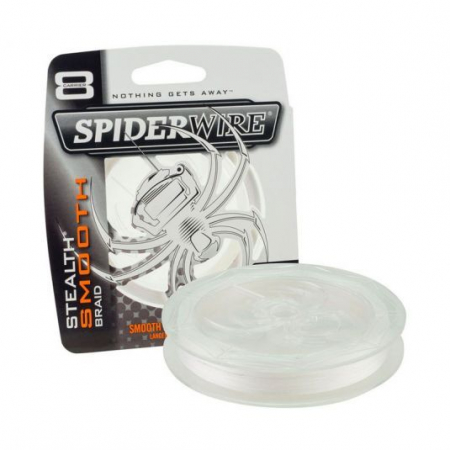 Fire crap - Fir de pescuit Spiderwire Stealth Smooth 8 Transparent 150m