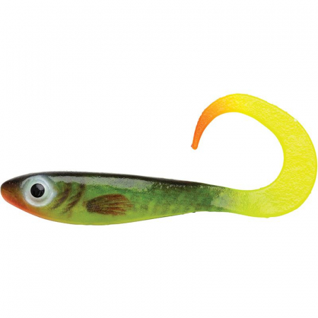 Grub - Naluca Abu Garcia Svartzonker McPerch Curly 11cm 5g Smoking Hot Pike 8 bucati