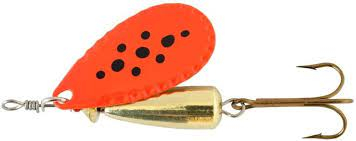 Spinnere - Lingurita rotativa Abu Garcia Droppen 6g Orange/ Schwarz