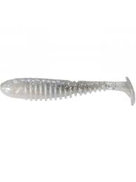 Shad - Naluca Flex Rib Shad Berkley Bulk 9 cm Silver Magic
