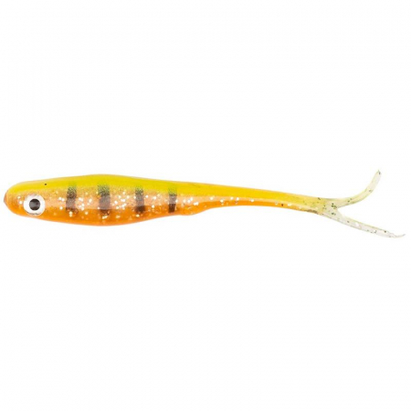 Shad - Naluca Berkley URBN Hollow Belly V-Tail 7,5 cm Yellow Tiger 5 bucati