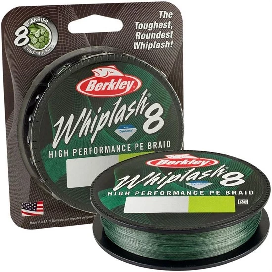 RAPITORI - Fir pentru pescuit Berkley Whiplash 8 Verde 300m