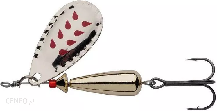 Spinnere - Lingurita rotativa Abu Garcia Droppen Spinners 4 g Silver/ Red Marks