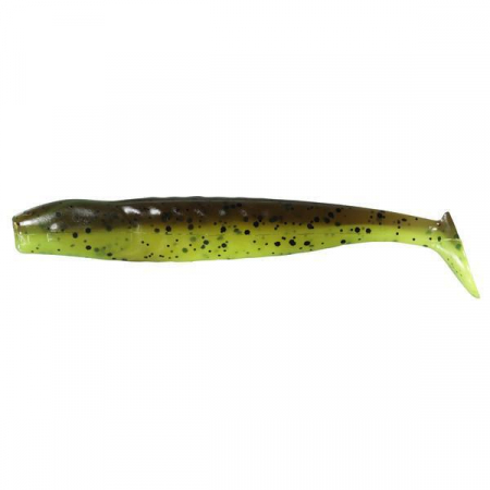 RAPITORI - Naluca Berkley Flex Grass Pig Shad 10cm Brown Chartreuse