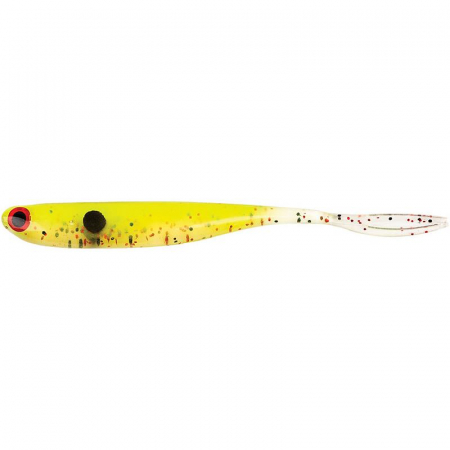 Naluci soft - Naluca Berkley PowerBait Sneakminnow 11 cm Speckled Lime 4 bucati