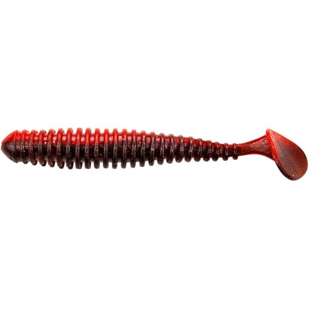 Shad - Naluca Berkley Powerbait Power Swimmer 7cm Dark Red 8 bucati