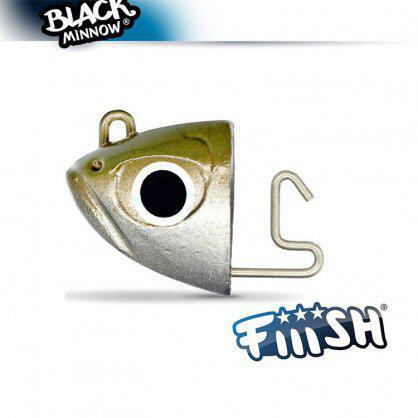Jiguri - Cap de Jig Fiiish Black Minnow No3 Jig Head 6g Shallow - Kaki
