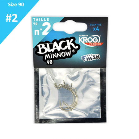 Jiguri - Carlige de pescuit Fiiish Black Minnow 4 Krog Premium Hooks by VMC - No2