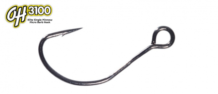 Inlocuire Ancore Oscilante / Rotative - Carlige de pescuit Molix OH3100-OMTD Elite Single Minnow Hook Micro Barb, Size 6, 8 bucati