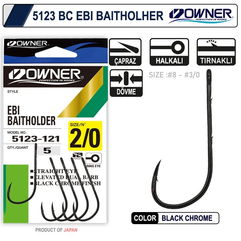 RAPITORI - Carlige de pescuit Owner 5123 Ebi Baitholder