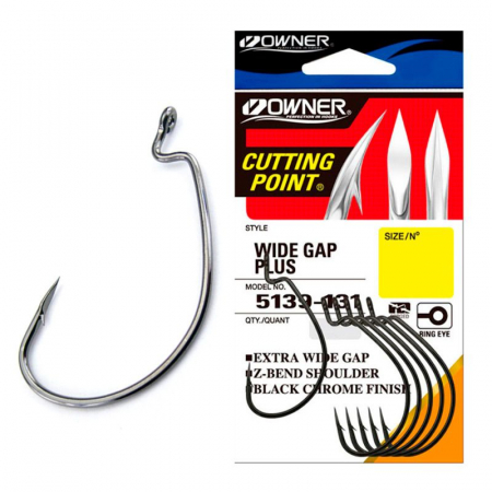 RAPITORI - Carlige de pescuit Owner 5139 Cutting Point Wide Gap Plus