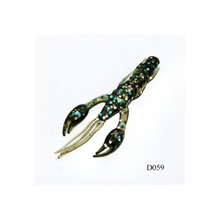 Creaturi - Naluca Tamura Worm Imitatie Rac - Flapping Crawfish Hunter MF-54; 3,8 cm; 8 bucati; CULOARE - D059