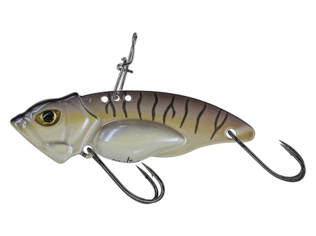 Pastrav - Cicada Molix Trago Vib 3.8 cm, 5.5g Brown Cream Purple Tiger