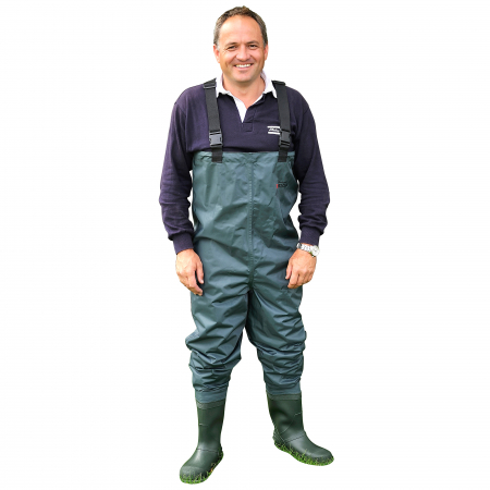 Cizme, Waders - Waders Shakespeare Sigma Nylon Chest Waders Cleated Sole