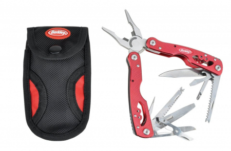 DIVERSE - Cleste Multifunctional Berkley Fishing Gear Multi Tool + Husa, 13 Functii, 19cm