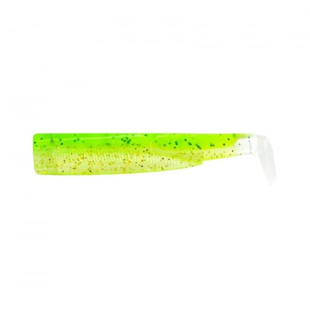 Pentru pastrav - Corp Naluca Silicon Fiiish Black Minnow No1 - Lime Juice, 4 bucati
