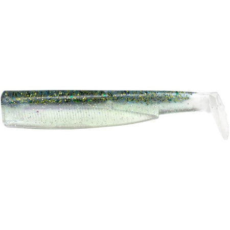 RAPITORI - Corp Naluca Silicon Fiiish Black Minnow No2 - Ghost Minnow, 3 bucati