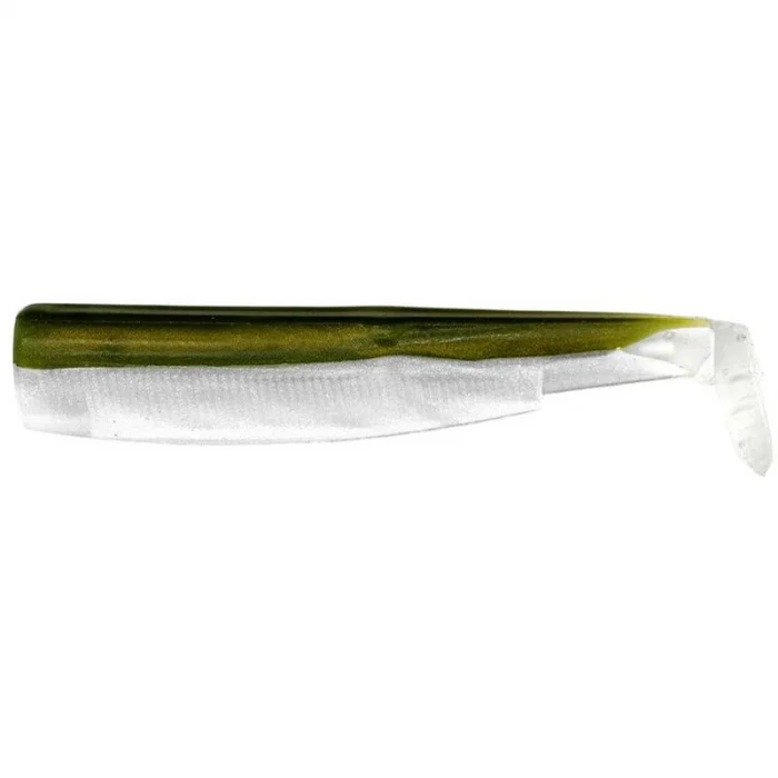 Pastrav - Corp Naluca Silicon Fiiish Black Minnow No2 - Kaki, 3 bucati