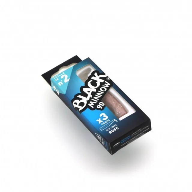 Corp Naluca Silicon Fiiish Black Minnow No2 - Pink, 3 bucati [1]