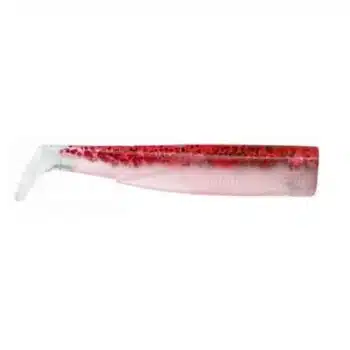 Shad - Corp Naluca Silicon Fiiish Black Minnow No3 - Red/Glow, 3 bucati