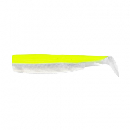 Naluci soft - Corp Naluca Silicon Fiiish Black Minnow No3 - Yellow-White, 3 bucati