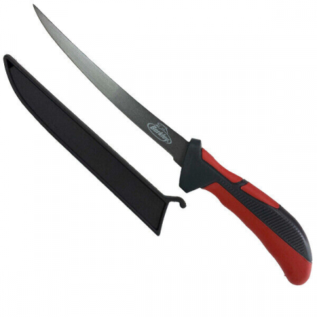 Accesorii diverse - Cutit pentru filetat Berkley Fishing Fillet Knife BFG6FK 6 Inch XCD / 15cm Black & Red