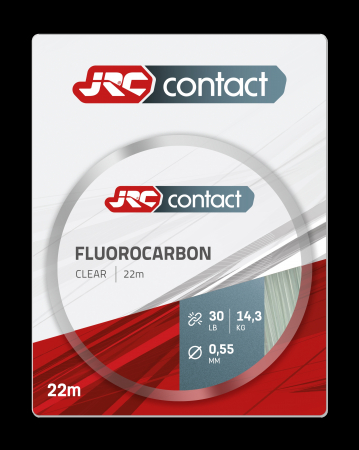 Fluorocarbon - Fir de pescuit Fluorocarbon JRC Contact, Clear, 22m