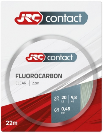 Fluorocarbon - Fir de pescuit Fluorocarbon JRC Contact, Clear, 22m