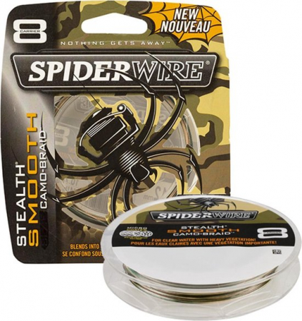 Fire crap - Fir pentru pescuit Spiderwire Stealth Smooth 8 Camo 150m, 0.14 mm, 12.5 kg