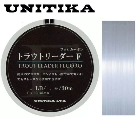 Fluorocarbon - Fir pentru pescuit Unitika Trout Leader Fluoro 30 m