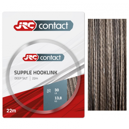 CRAP - Fir Textil pentru pescuit JRC Contact Supple Hooklink, Deep Silt, 22m