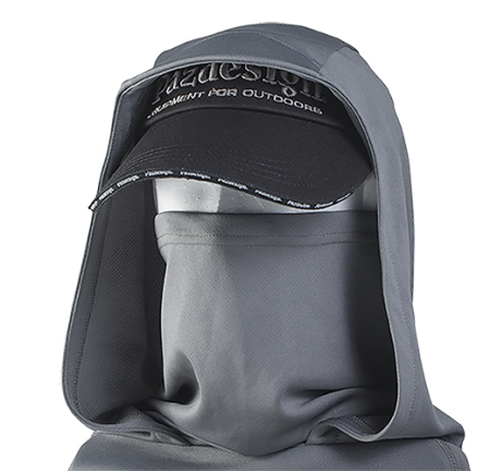 Hanorac Pazdesign cu aparatoare pentru fata  - Blook Hoodie Charcoal (Gri) SJK-027 [5]