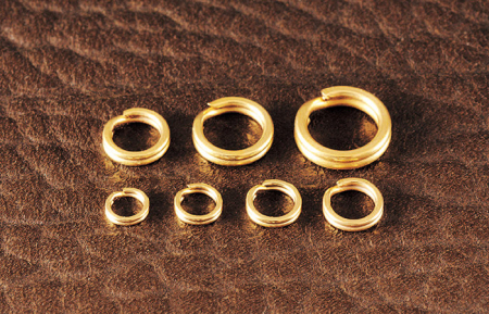 CRAP - Inele despicate de pescuit Field Hunter Gold Flat Split Ring #2, 15 buc/pachet