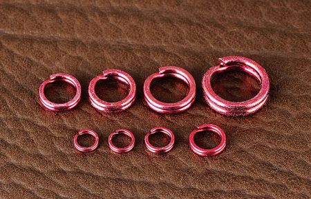CRAP - Inele despicate de pescuit Field Hunter Red Flat Split Ring