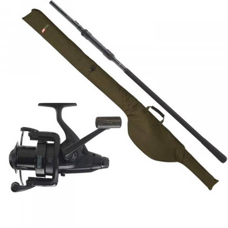 Set pescuit Stationar (COMBO) - Combo JRC (set mulineta + lanseta + husa) Cocoon 2G 13ft/3,50 lbs 3,90 m