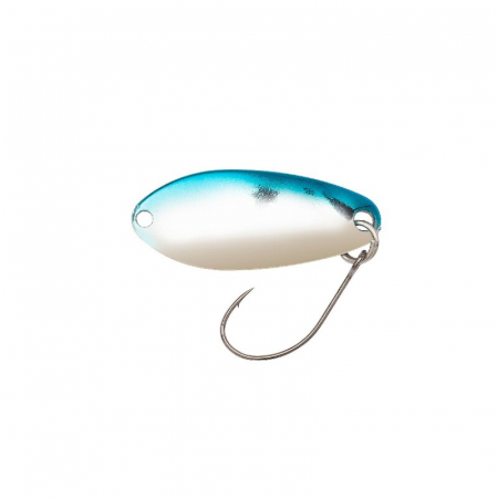 Pastrav - Lingurita Area Game Spoons Masu 2,79cm; 2,5g Edge Stripe Silver/ Blue/ Silver