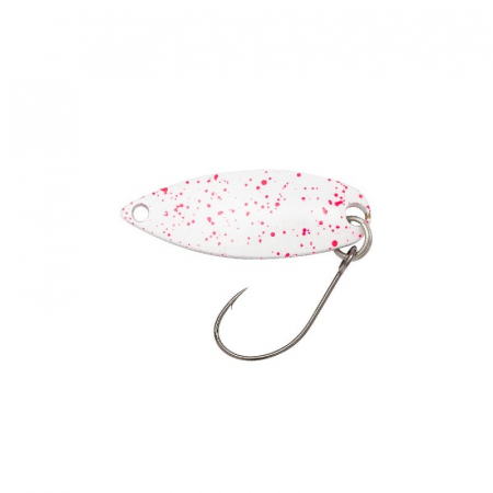 Pentru pastrav - Lingurita Berkley Area Game Spoon Kogarana 2,87cm; 2,8 g Splat White Body/ Fuchsia Splat