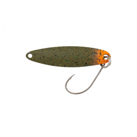 Pentru pastrav - Lingurita Berkley Area Game Spoon Sukoshi 3,89cm; 3,5 g Orange Tip/ Splat Pell/ Splat Pell
