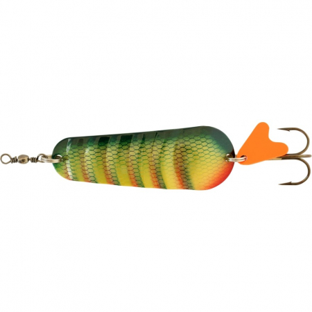 Pentru pastrav - Lingurita Oscilanta Abu Garcia Atom, YP (Yellow Perch), 7.5cm, 20g